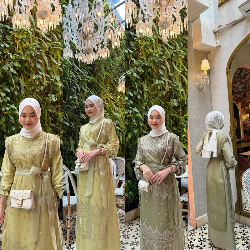 Jual LAYYA DRESS OUTER TILLE MIX ORGANZA | Shopee Indonesia