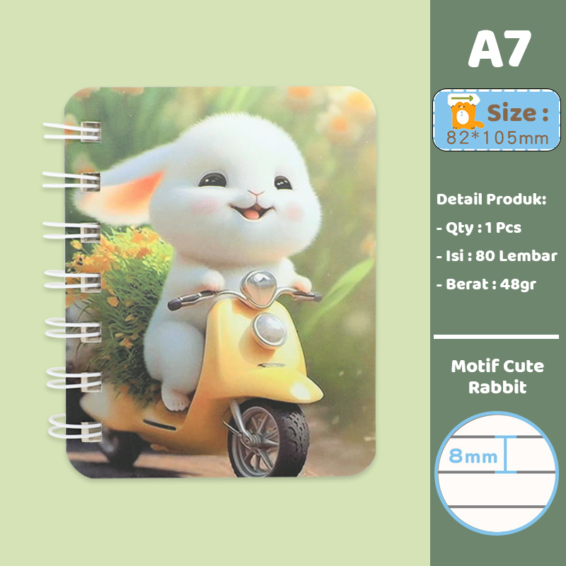Jual Notebook Mini A7 Buku Kecil Catatan Scrapbook Mini Buku Notes ...