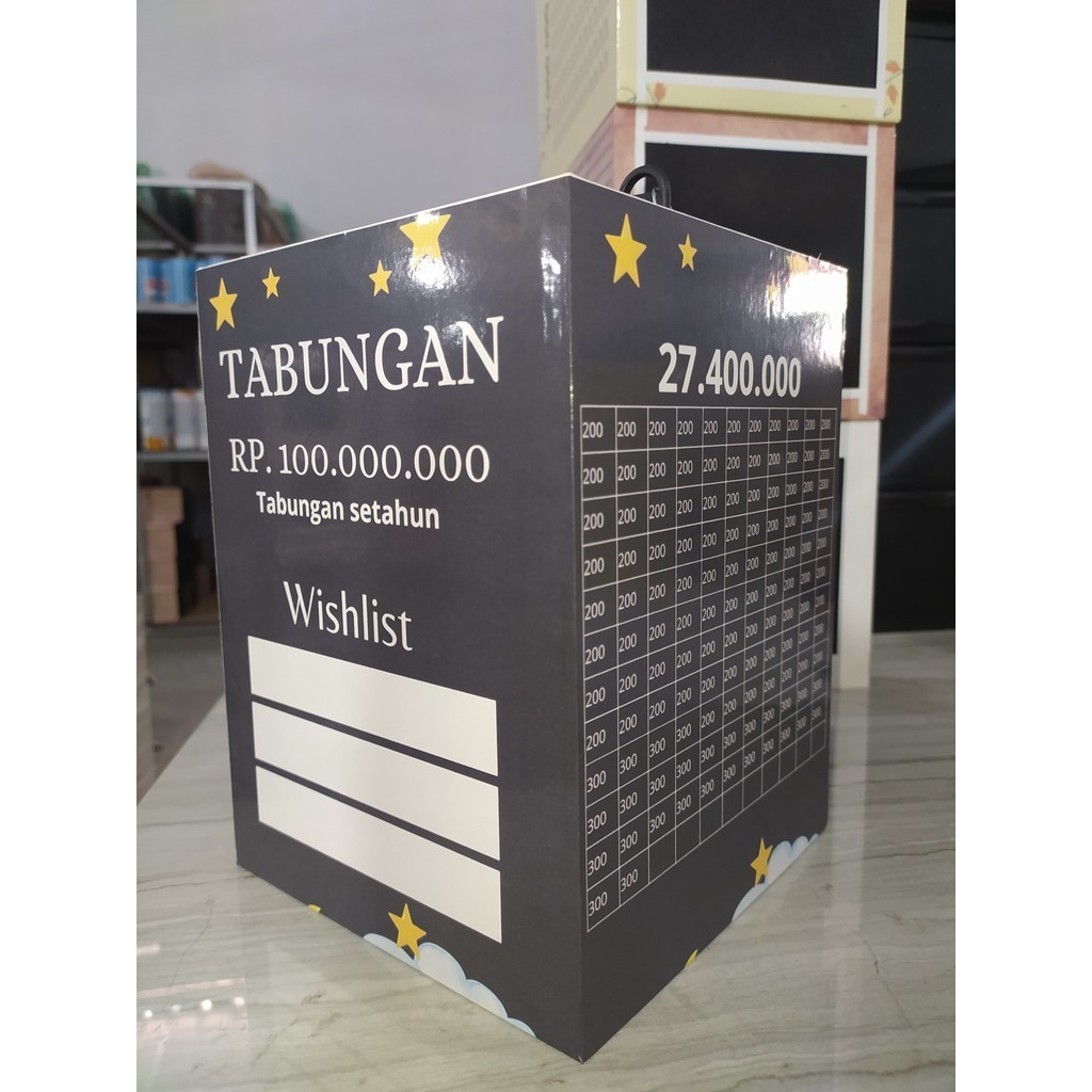 Jual Celengan Target Jumbo Besar Kunci Termurah Tempat Nabung Uang ...