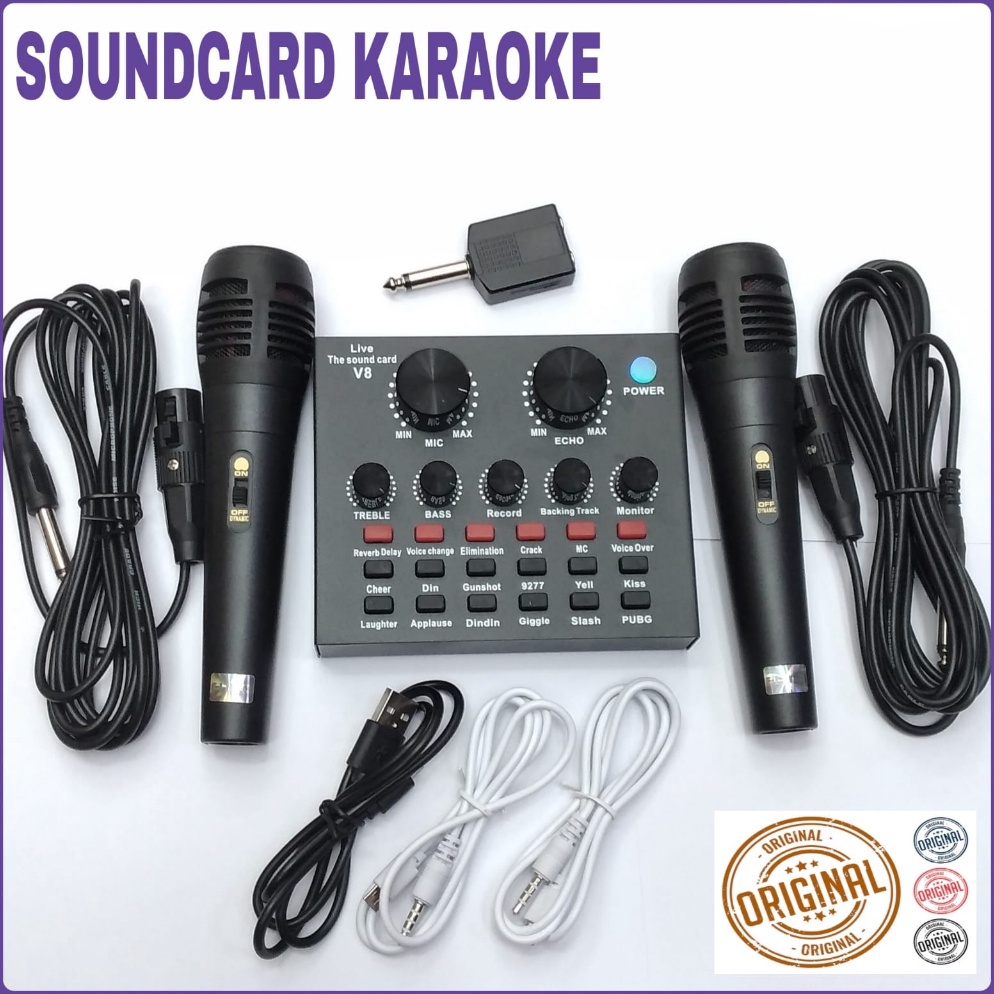 Jual LIMITLESS ACM Sound Card V8 Mixer Audio SoundCard Untuk Live ...