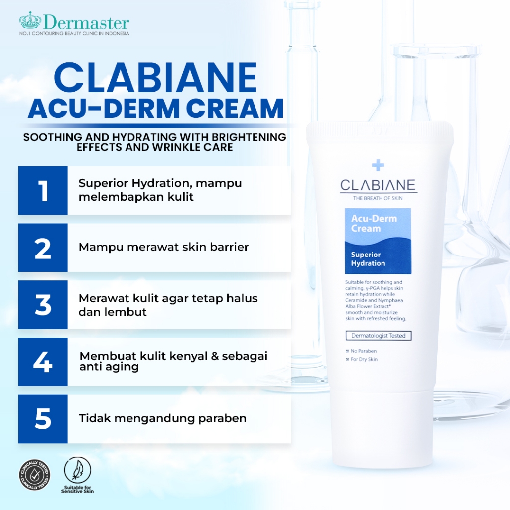 Jual Dermaster Clabiane Acu-Derm Cream (2 Pcs) | Shopee Indonesia