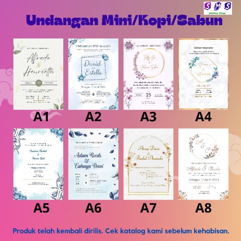 Jual UNDANGAN PERNIKAHAN MINI/KOPI | Shopee Indonesia