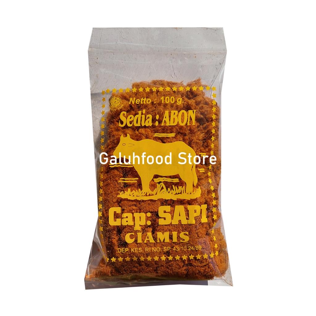 Jual Abon Sapi Cap Sapi Ciamis 100gr | Shopee Indonesia