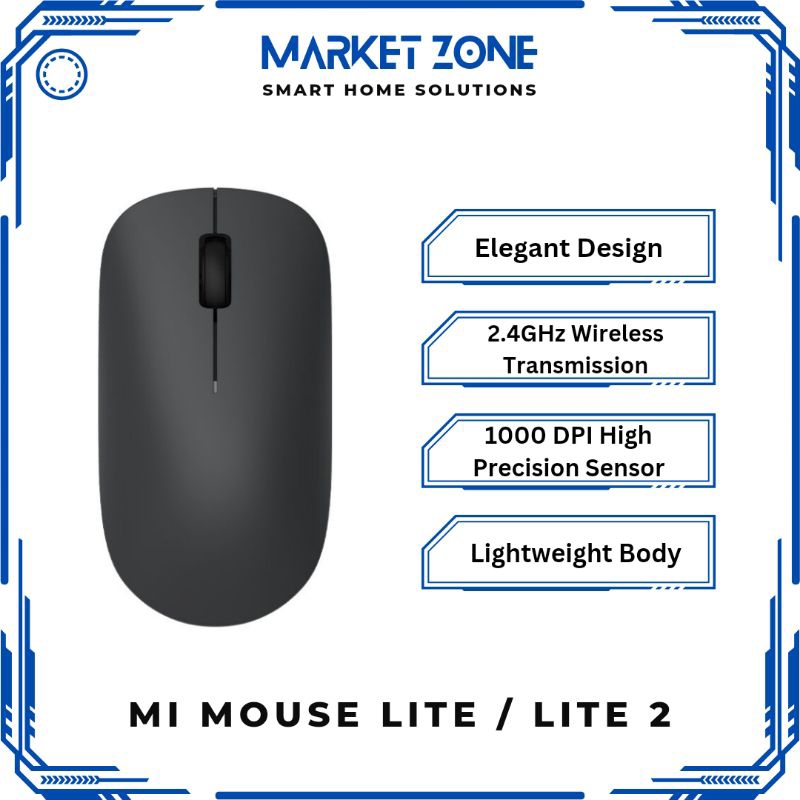 Jual Mi Wireless Mouse Lite 2.4GHz 1000DPI Mouse Lite 2 | Shopee Indonesia