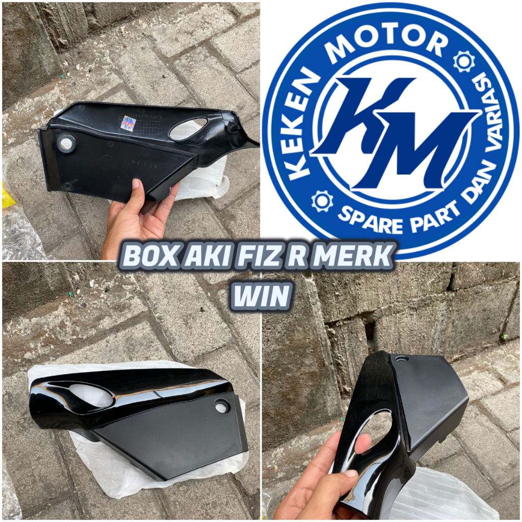 Jual BOX AKI TOOL BOX AKI TUTUP BOX AKI YAMAHA FIZR HITAM MERK WIN ...