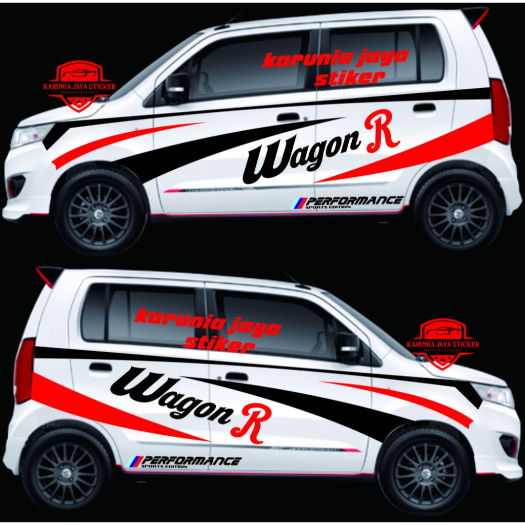 Jual STIKER MOBIL WAGON R CUTTING STIKER MOBIL SUZUKI KARIMUN WAGON R ...