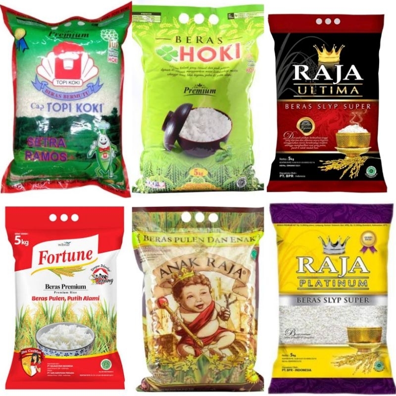 Jual beras premium 5kg TERMURAH | Shopee Indonesia