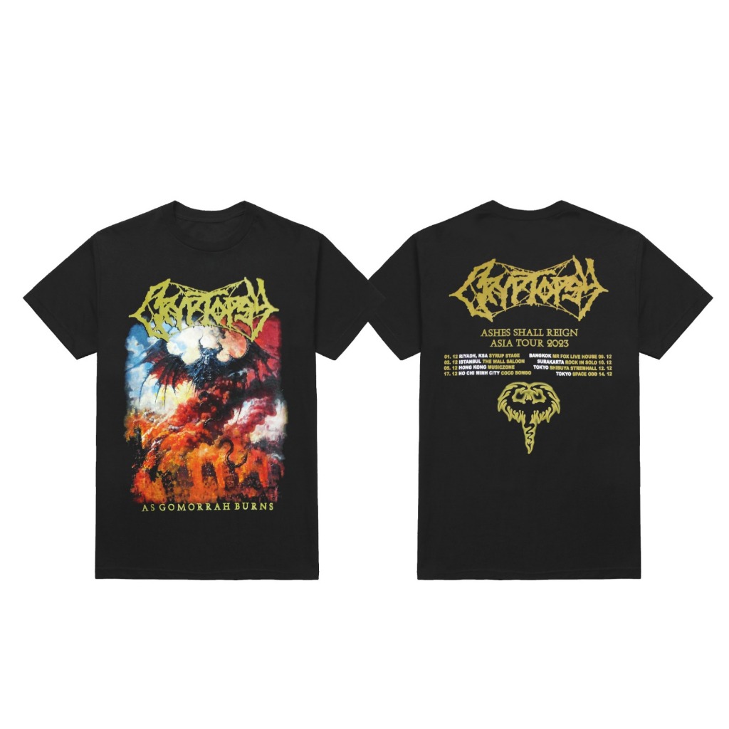 Jual T-SHIRT CRYPTOPSY - As Gomorrah Burns | Shopee Indonesia
