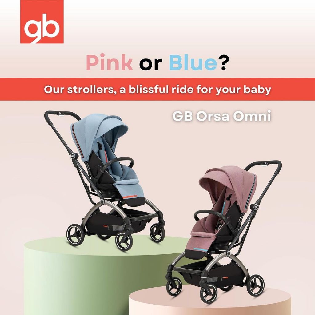 Stroller Kereta Dorong Bayi Hadap Ibu Gb Orsa Omini Reversible Seat