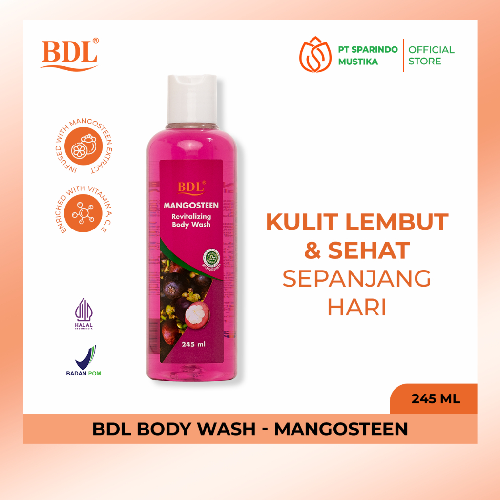 Jual BDL Brightening Body Wash Mangosteen Sabun Mandi Cair Repair Skin