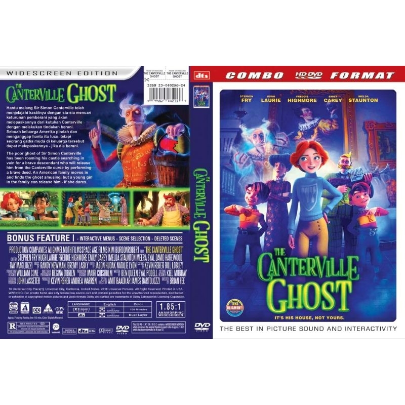 Jual Dvd The Canterville Ghost 2024 {OD DTS R1} {Animation, Comedy ...