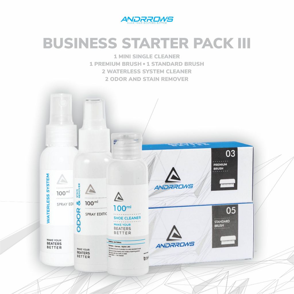 Jual Andrrows - Shoe Cleaner - Business Starter Pack III | Shopee Indonesia