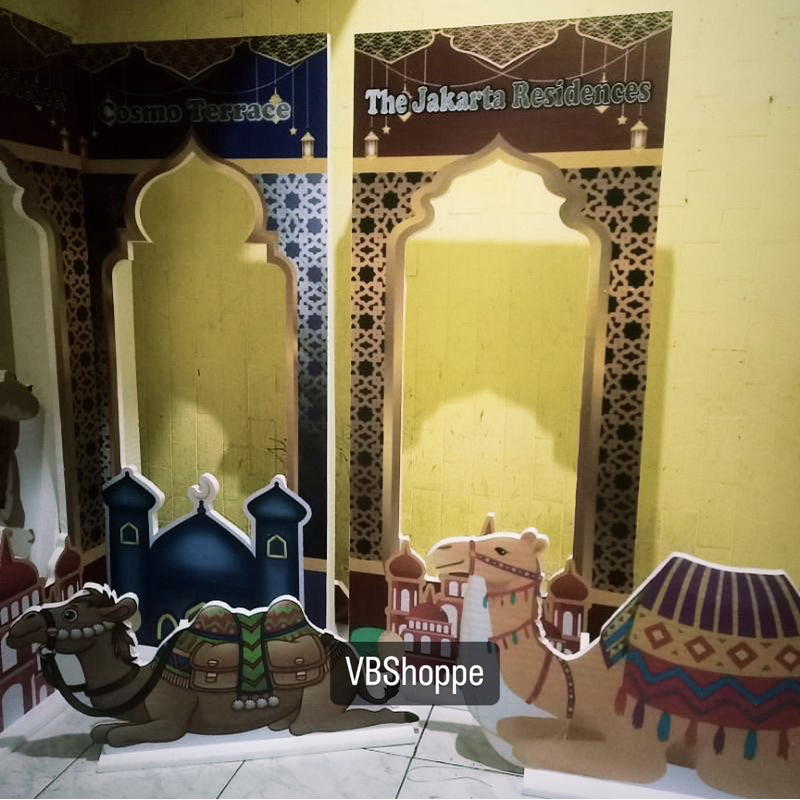 Jual STANDING BACKDROP BANNER SPANDUK RAMADHAN KAREEM UNTA ONTA BEDUG ...