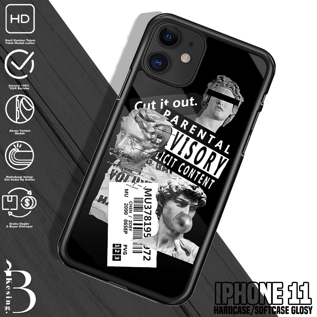 Jual Case Iphone 11 Casing Hp Iphone 11 Motif Estetik Silikon - Main Image