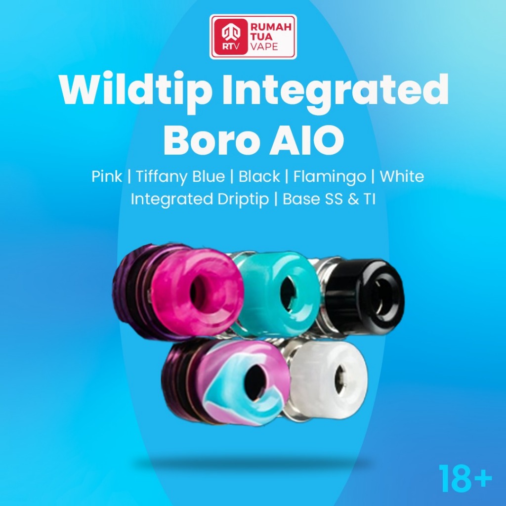 Jual WILDTIP INTEGRATED BORO AIO INTEGRATED DRIPTIP SS & TI | Shopee ...