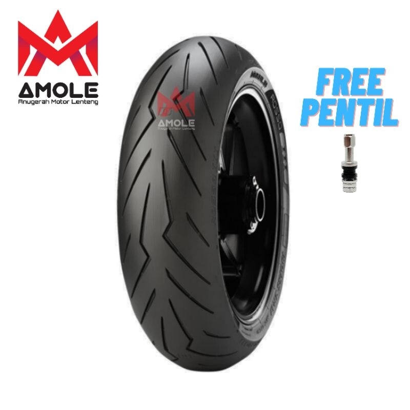 COPPIA GOMME PNEUMATICI DIABLO ROSSO SCOOTER 120/70-15 160/60 - Foto 7