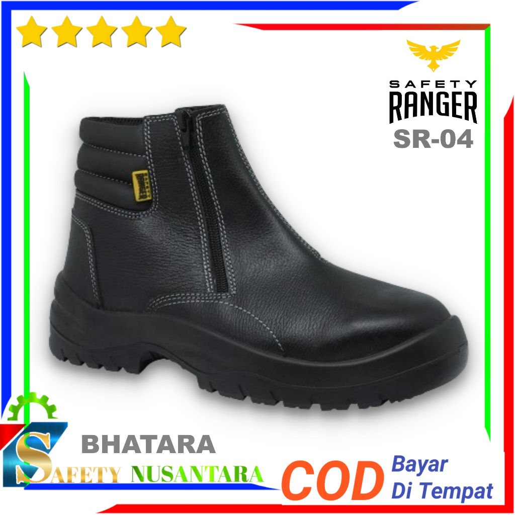 Jual Sepatu Safety Ranger Bhatara SR05 Original Safety Shoes Resleting ...