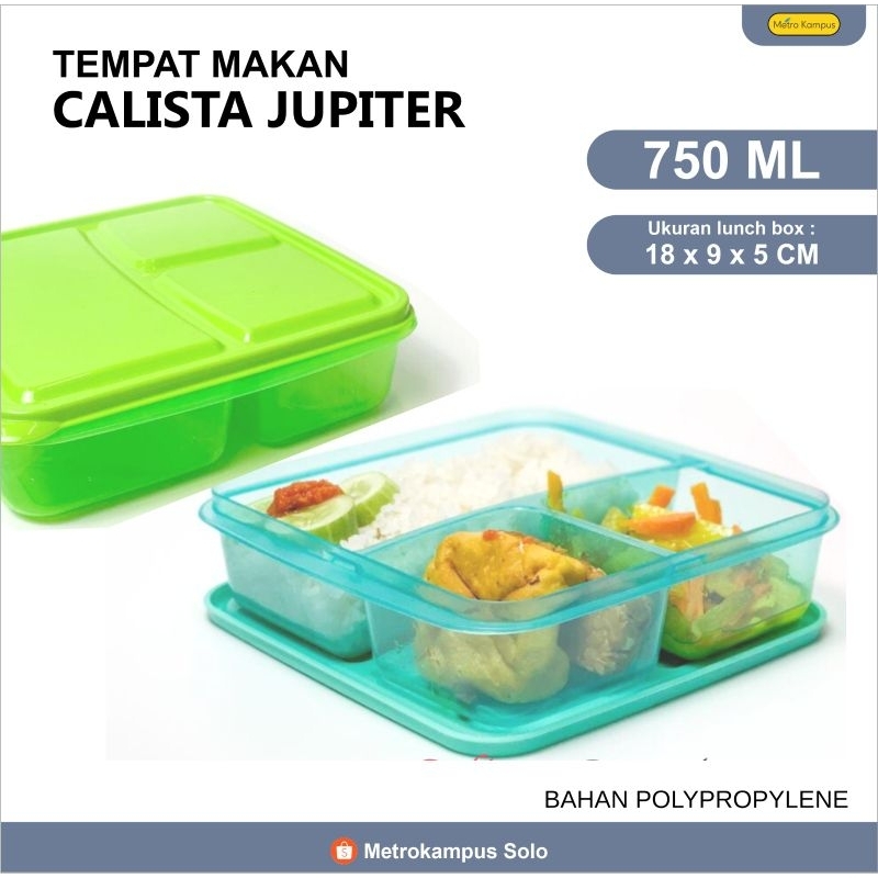Jual TEMPAT MAKAN CALISTA JUPITER / LUNCH BOX JUPITER / TEMPAT MAKAN