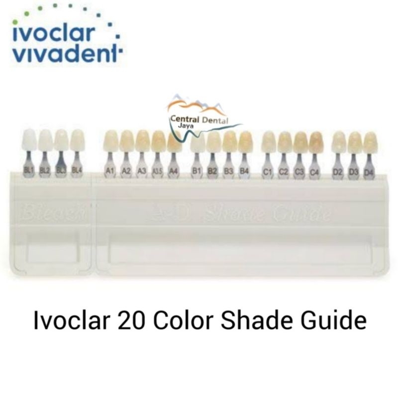 Jual Ivoclar Shade Guide AD Original / Contoh Warna Gigi Palsu Lengkap