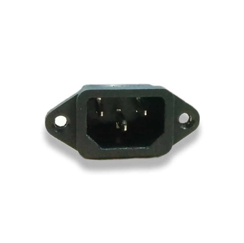 Jual Socket AC Power IN Outlet Inlet Soket Komputer PC PVC MALE ...