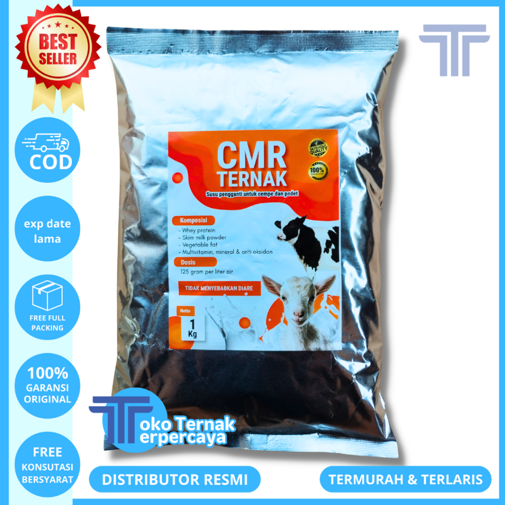 Jual CMR TERNAK 1 KG - Susu untuk Cempe Pedet Sapi Kambing Domba ...