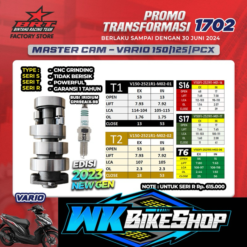 Jual NOKEN AS BRT VARIO 125 OLD NEW VARIO 150 OLD NEW PCX 150 S13 S16 ...