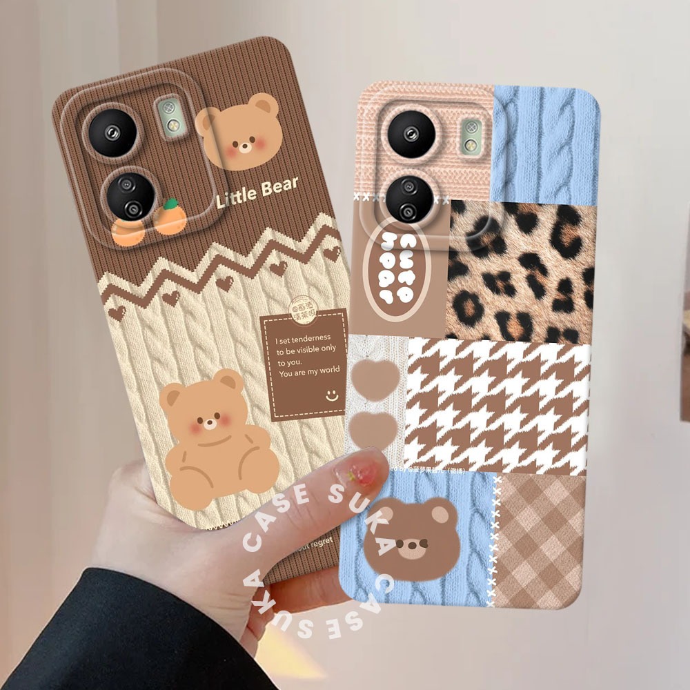 Jual Softcase Pro Kamera Xiaomi Redmi 13c Motif Bear Sk01 Ready Untuk Semua Tipe Handphone 6991