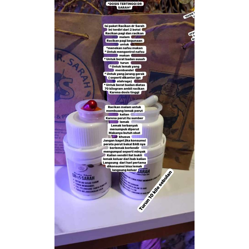 Jual RACIKAN PAGI DAN MALAM {PAKET RACIKAN DOSTING TURUN 10 KILO ...