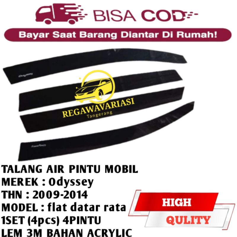 Jual talang air mobil Honda odyssey thn 2009-2014 model flat datar/rata