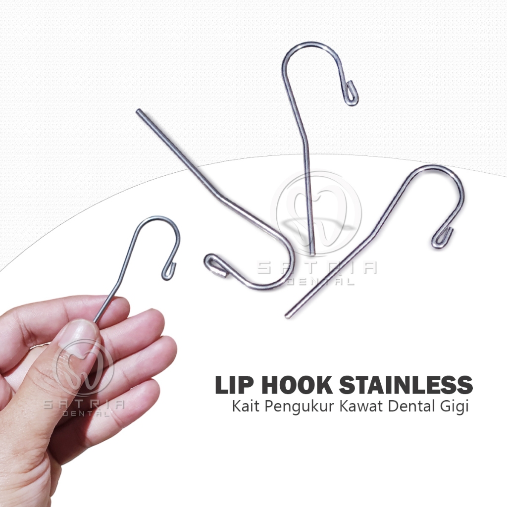 Jual Lip Hook Stainless Apex Locator Morita Woodpecker Sparepart Dental