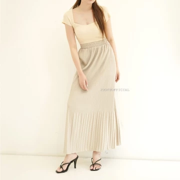 Rok Plisket Lidi Cabang Rok Plisket Duyung Rok Premium Pleated Skirt
