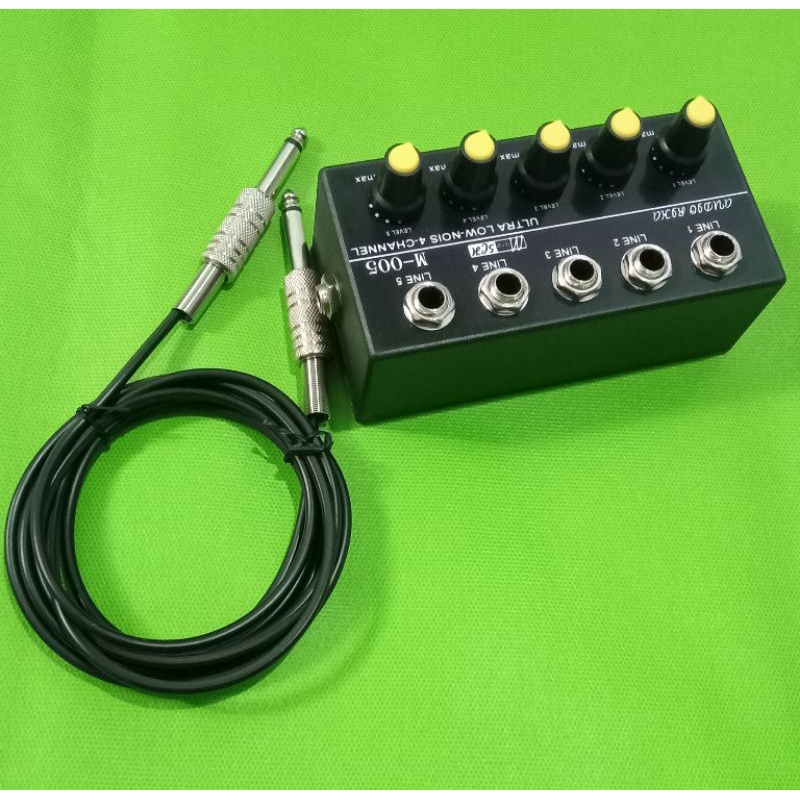 Jual parallel input mic 5 chanel. M005. untuk penambah input mixer ...