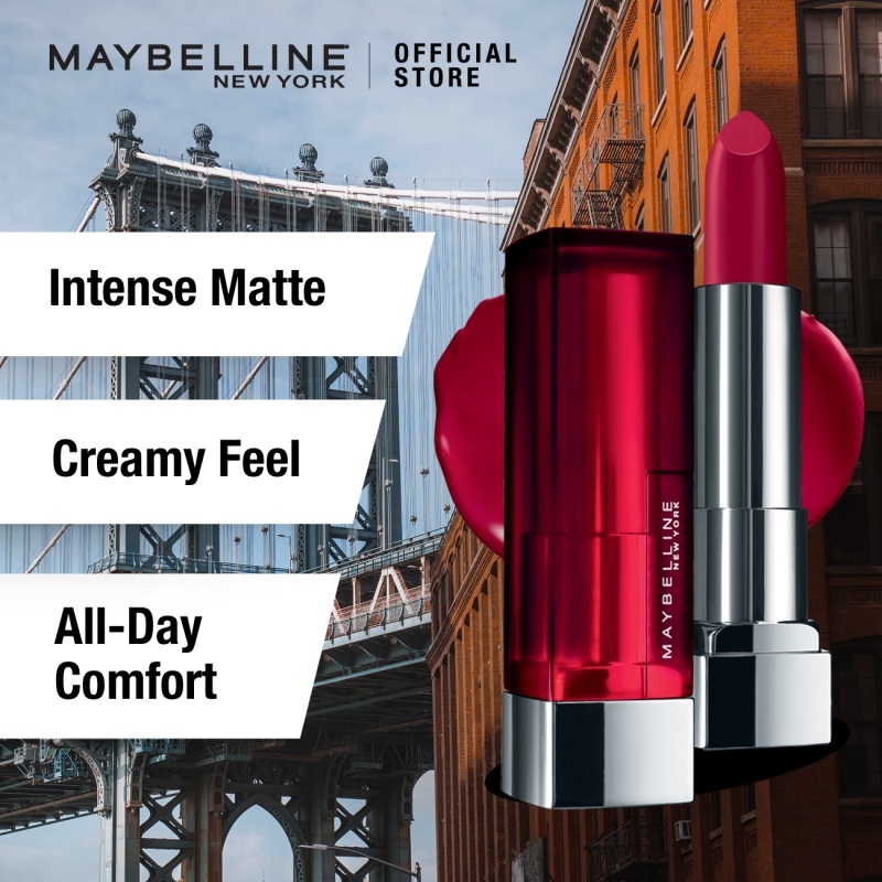 Jual SEGEL EXP 2025 Lipstick Maybelline Color Sensational Creamy Mattes