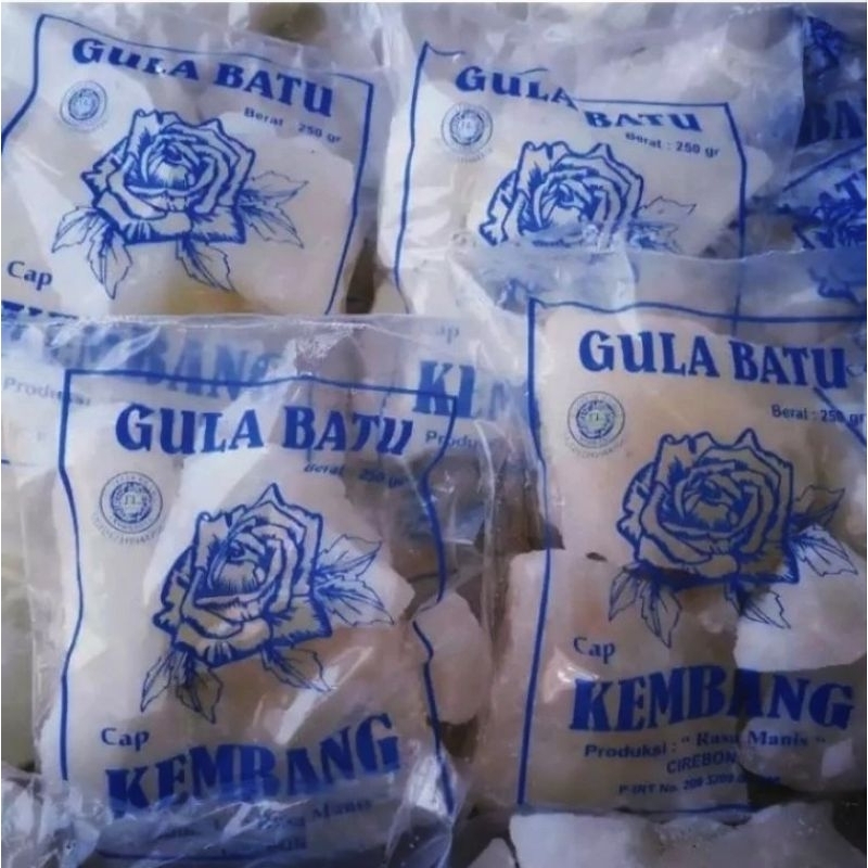 Jual Gula batu spesial 250gr cap bunga dan cap gajah | Shopee Indonesia