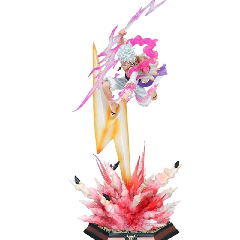 Jual Action Figure One Piece Monkey D Luffy Gear 5 Nika MJ Studio + Led ...