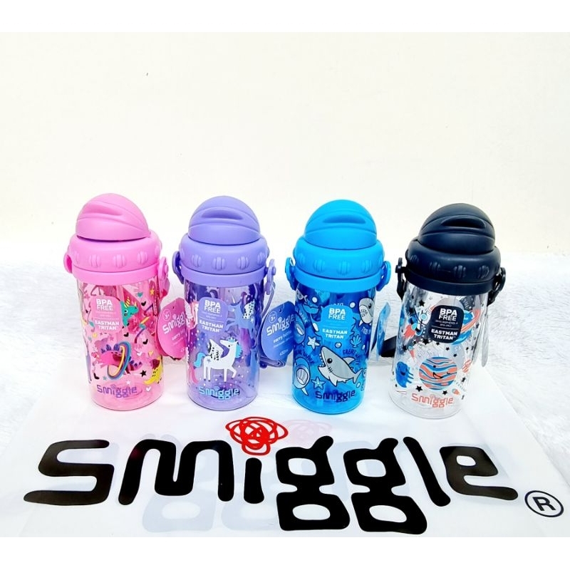 Jual (ORIGINAL) Smiggle Up & Down Teeny Tiny Plastic Drink Bottle With ...