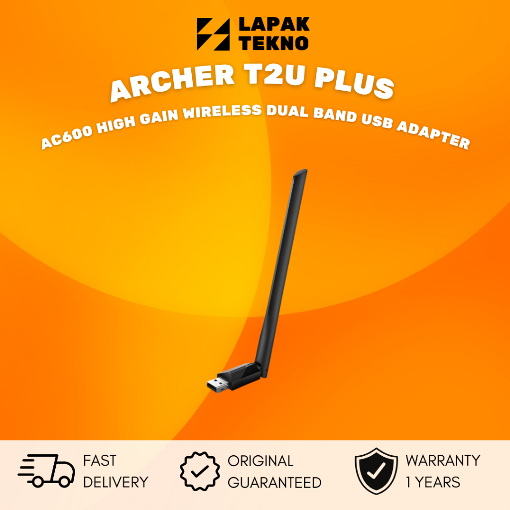 Jual Tp-link Archer T2U Plus AC600 High Gain Wireless Dual Band USB ...