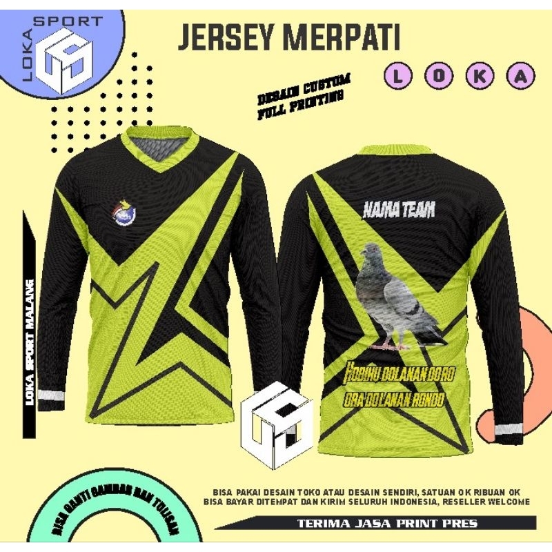 Jual JERSEY MERPATI BEBAS REQUEST DESAIN | Shopee Indonesia