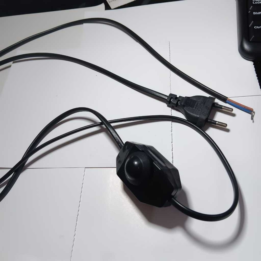 Jual Kabel Saklar ON OFF Dimmer Kabel Power Lampu Led Hias Steker Kabel ...