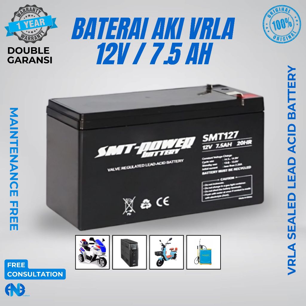 Jual Battery Ups Apc Ica V Ah Aki Vrla Smt Samoto Mf Baterai Kering Shopee Indonesia