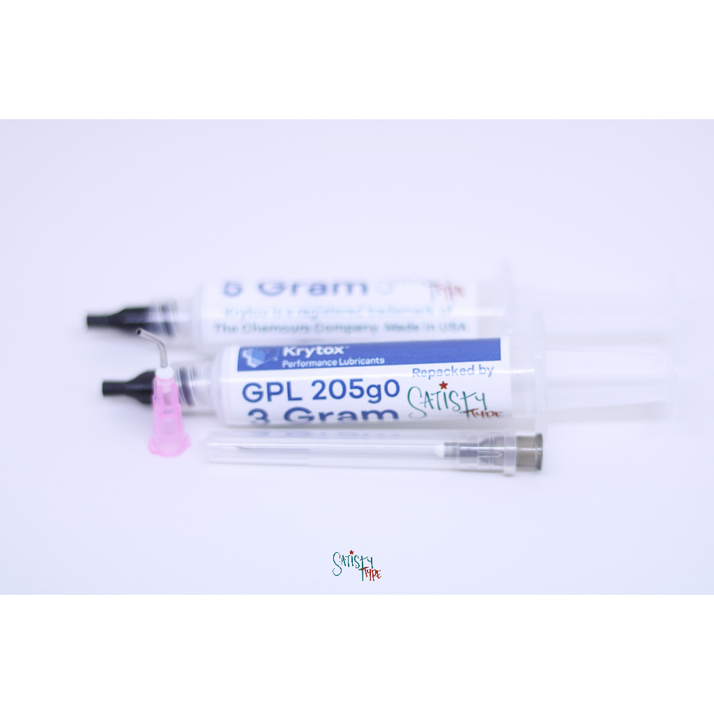 Jual Krytox GPL 205g0 Grease Syringe Packaging Suntik Lube Stabs