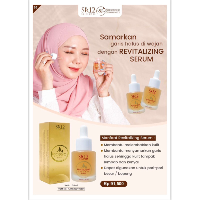 Jual REVITALIZING SERUM SR12 | Shopee Indonesia