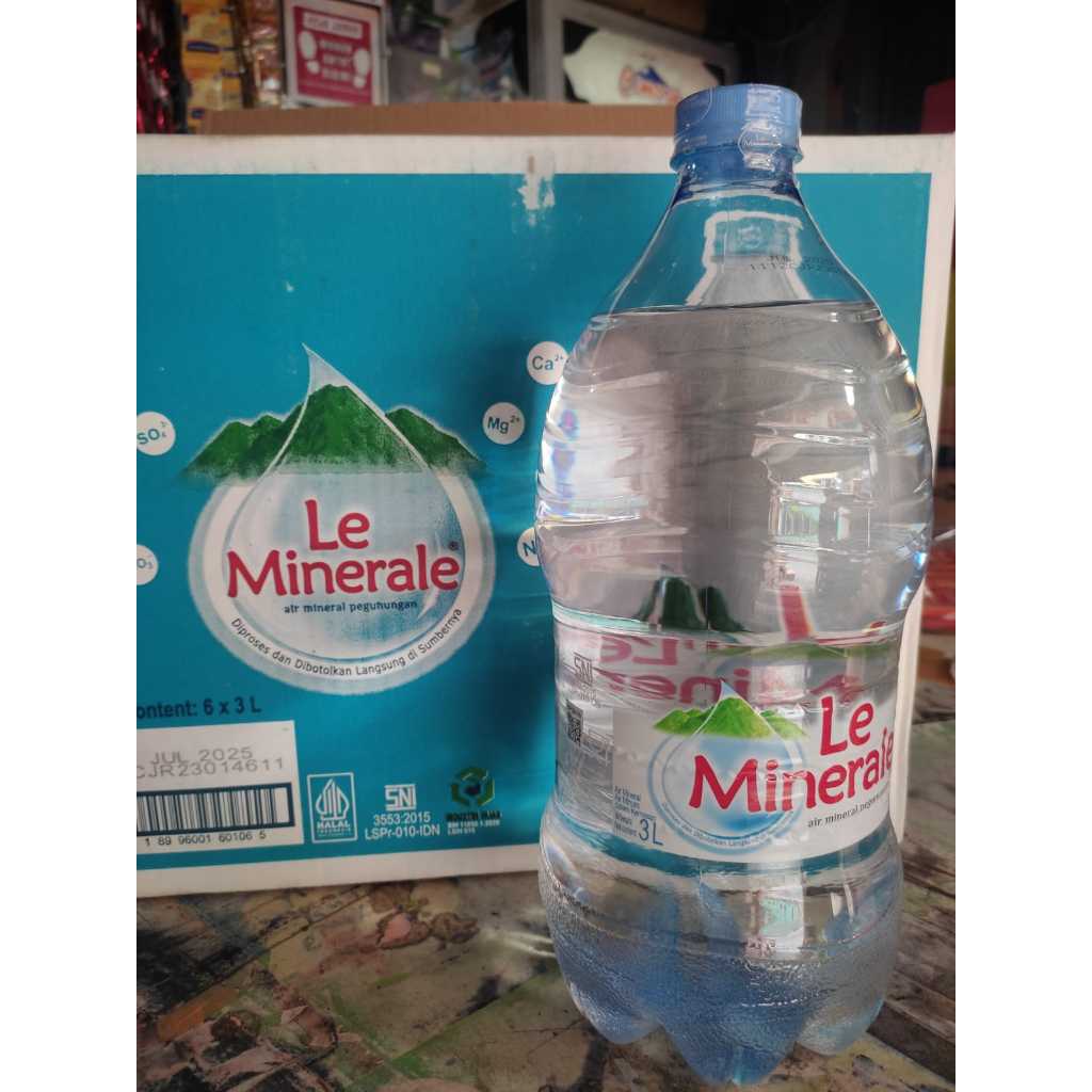 Jual Le Minerale Galon 3 Liter Air Mineral | Shopee Indonesia