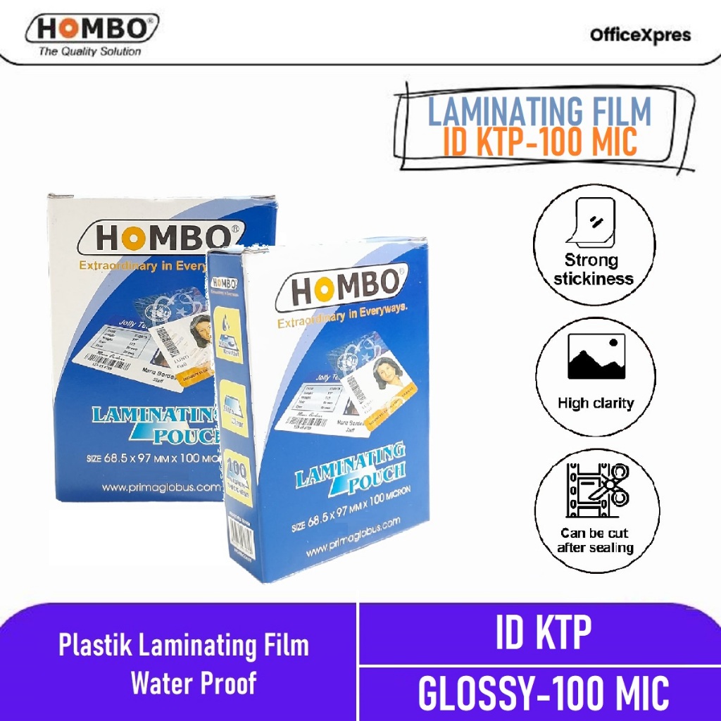 Jual Plastik Laminating Plastik Laminasi Laminating Film Ukuran Id