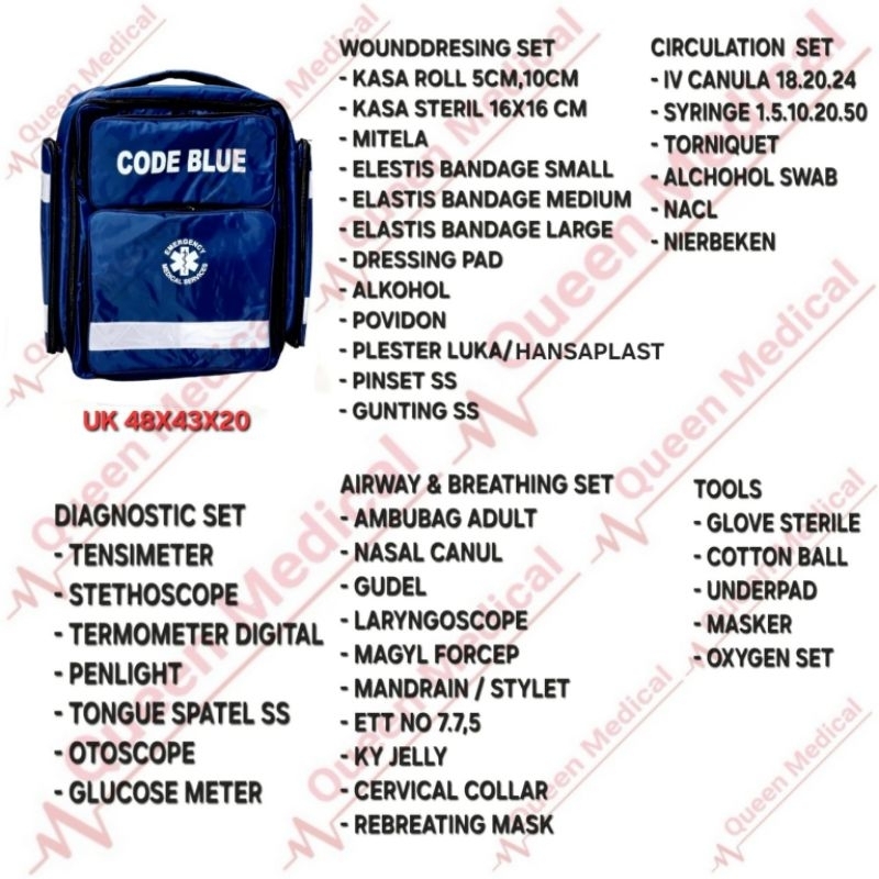 Jual Emergency Code Blue Set | Shopee Indonesia
