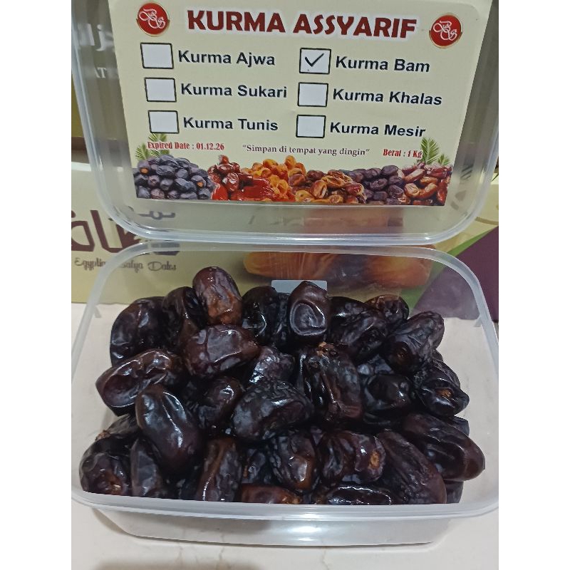 Jual Kurma BAM 1kg kurma mazafati kurma iran | Shopee Indonesia