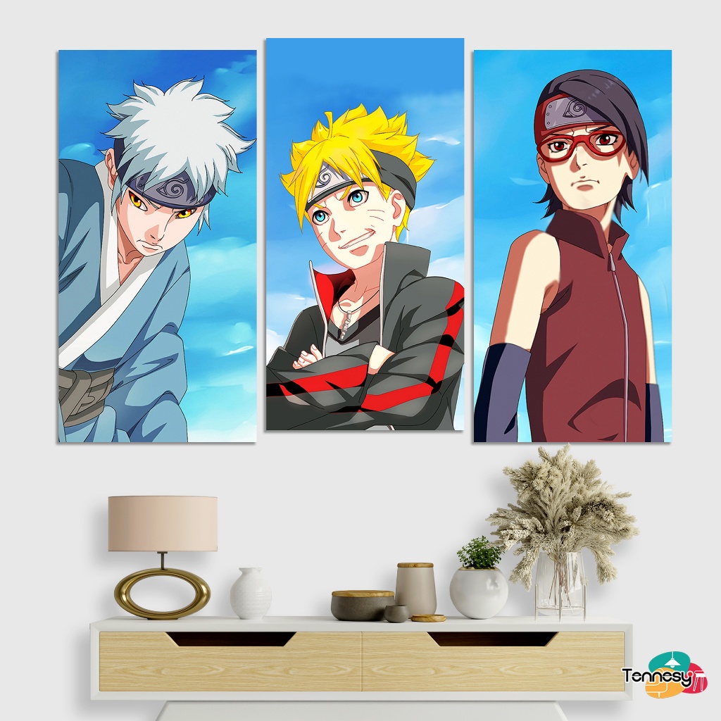 Jual HIASAN DINDING BORUTO SARADA MITSUKI NARUTO 15x30CM WALL