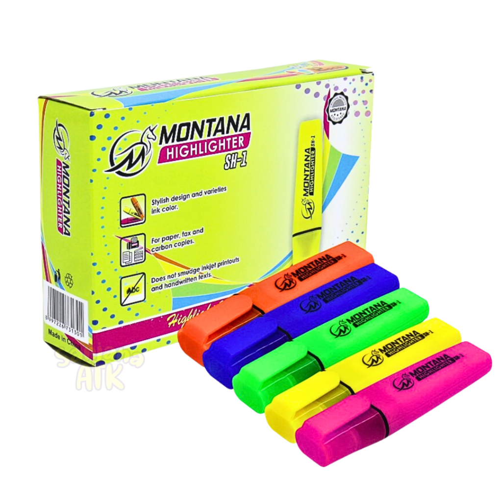 Jual Stabilo / Highlighter / Texliner / Penanda Warna Montana SH-1 ...