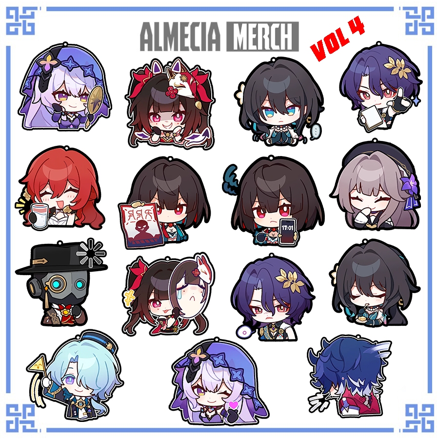Jual Keychain Honkai Star Rail Acrylic / Gantungan Kunci Acrylic Honkai ...