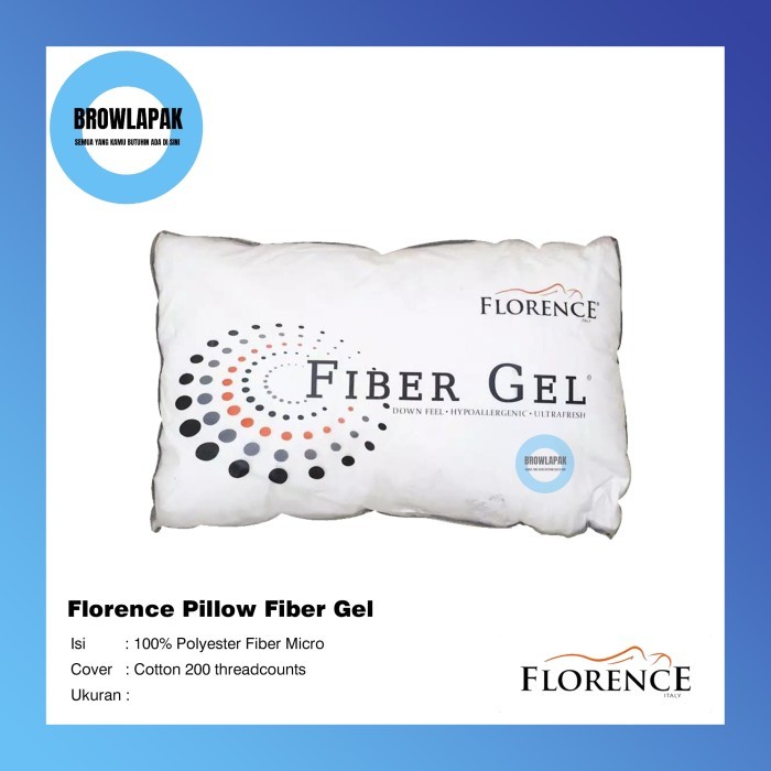 Florence fiber 2025 gel pillow